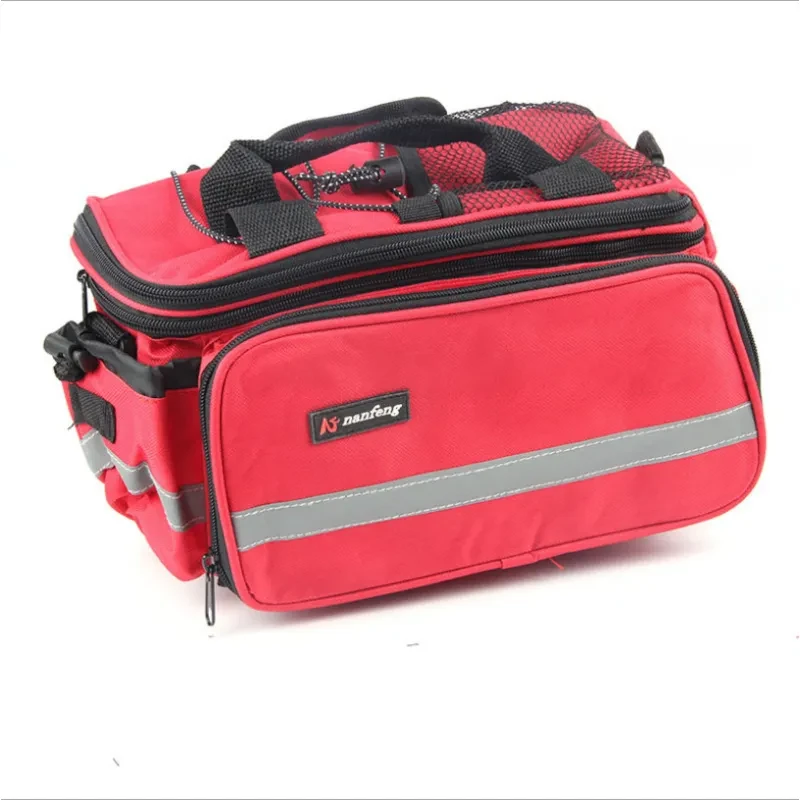 VersaRack Bike Trunk Bag – Large Capacity, Reflective Saddle Pack