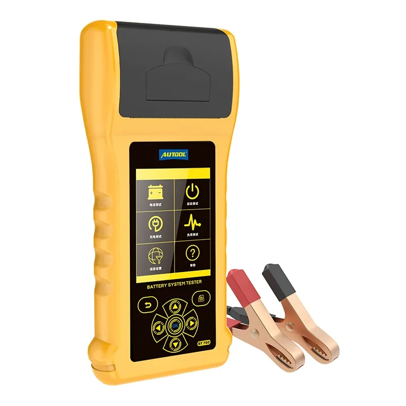 AUTOOL BT760 Battery Tester 12V/24V – CCA Analyzer + Printer