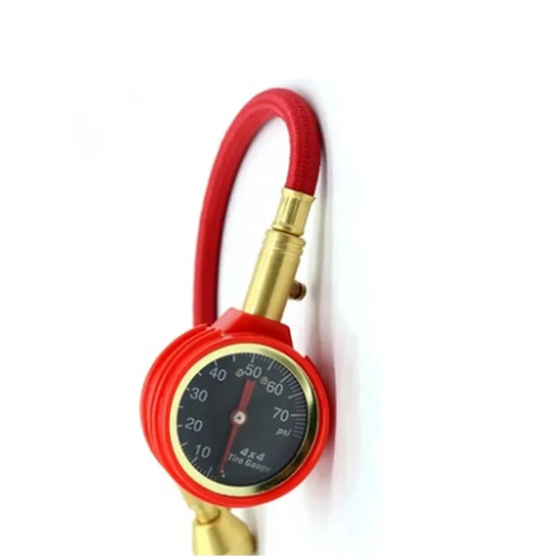 Off-Road Tire Pressure Gauge – 70PSI Mechanical, One-Key Deflation