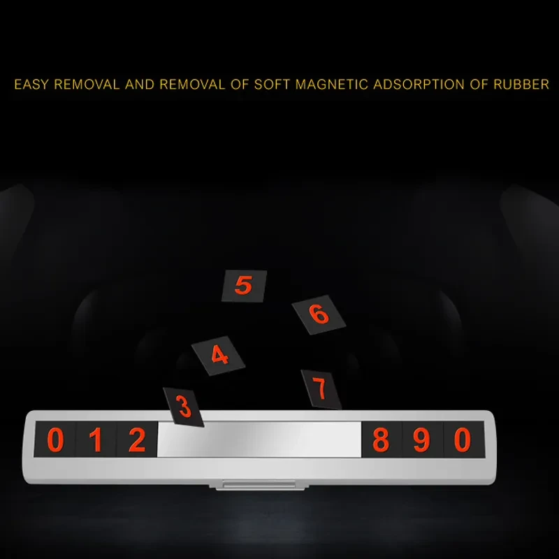 Hidden Temporary Car Parking Sign – Flip Design with Number Sets