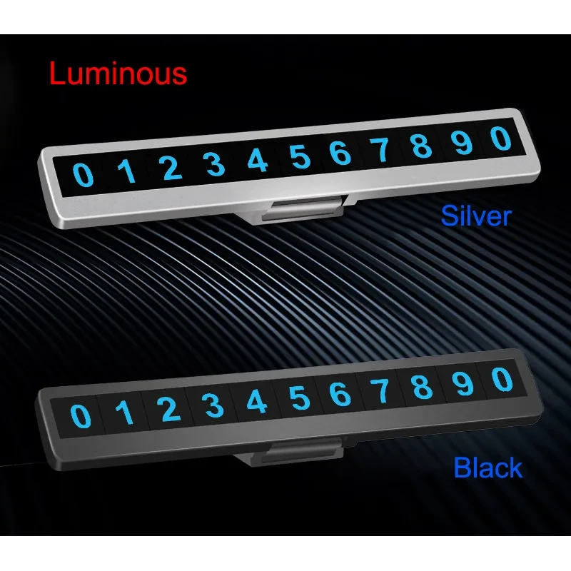 Hidden Temporary Car Parking Sign – Flip Design with Number Sets