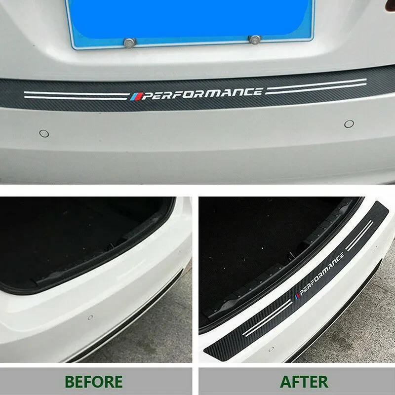 Carbon Fiber Trunk Guard Sticker – Rear Bumper Protector for Honda Cars