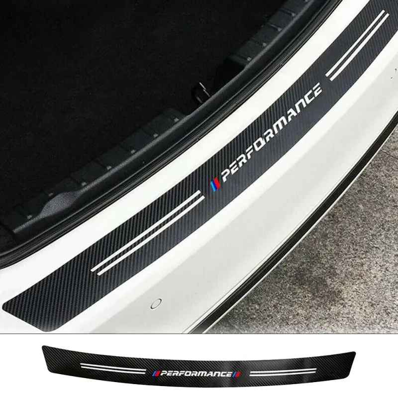 Carbon Fiber Trunk Guard Sticker – Rear Bumper Protector for Honda Cars