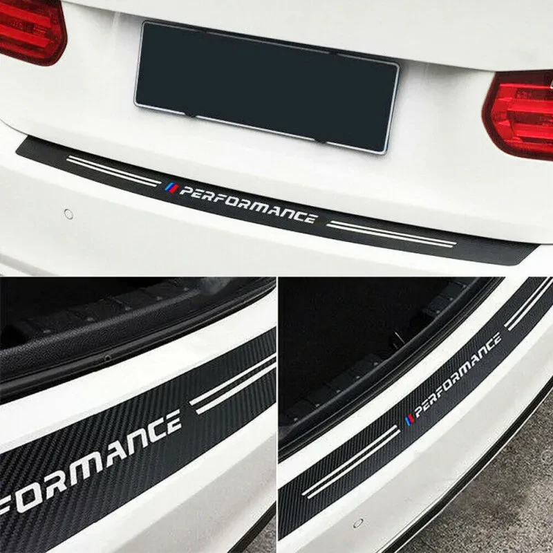 Carbon Fiber Trunk Guard Sticker – Rear Bumper Protector for Honda Cars