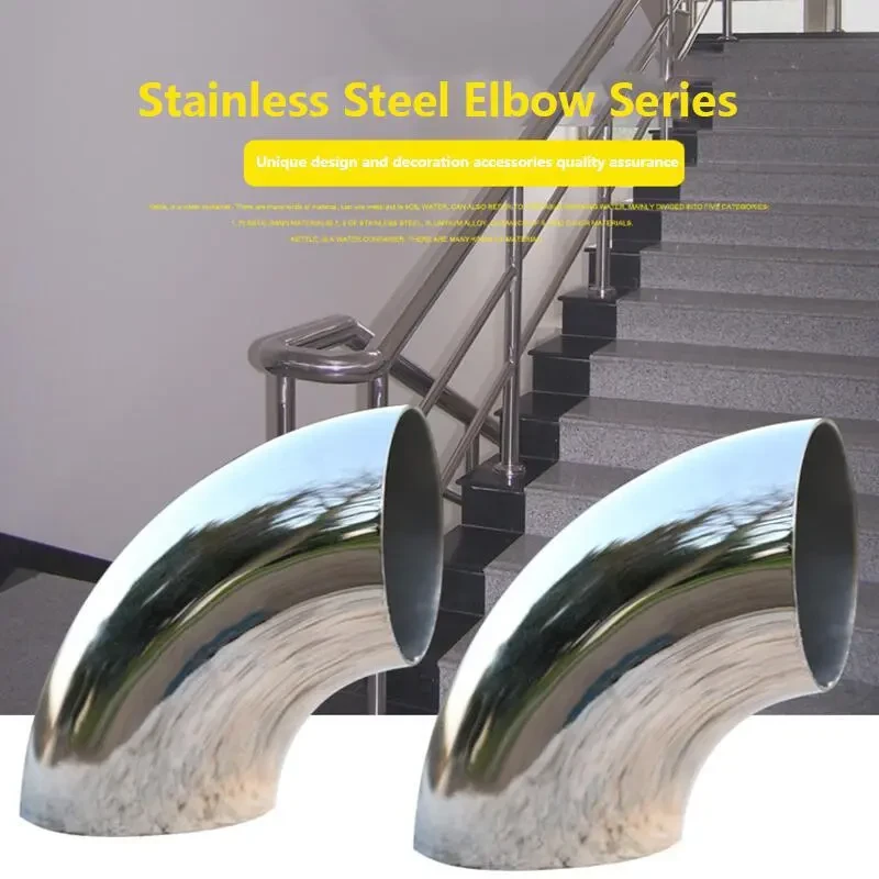 High-Performance 304 Steel Turbo Exhaust Elbow – 63mm Mod Pipe