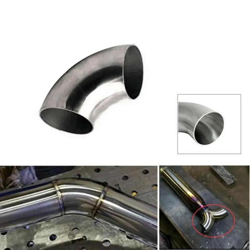 High-Performance 304 Steel Turbo Exhaust Elbow – 63mm Mod Pipe
