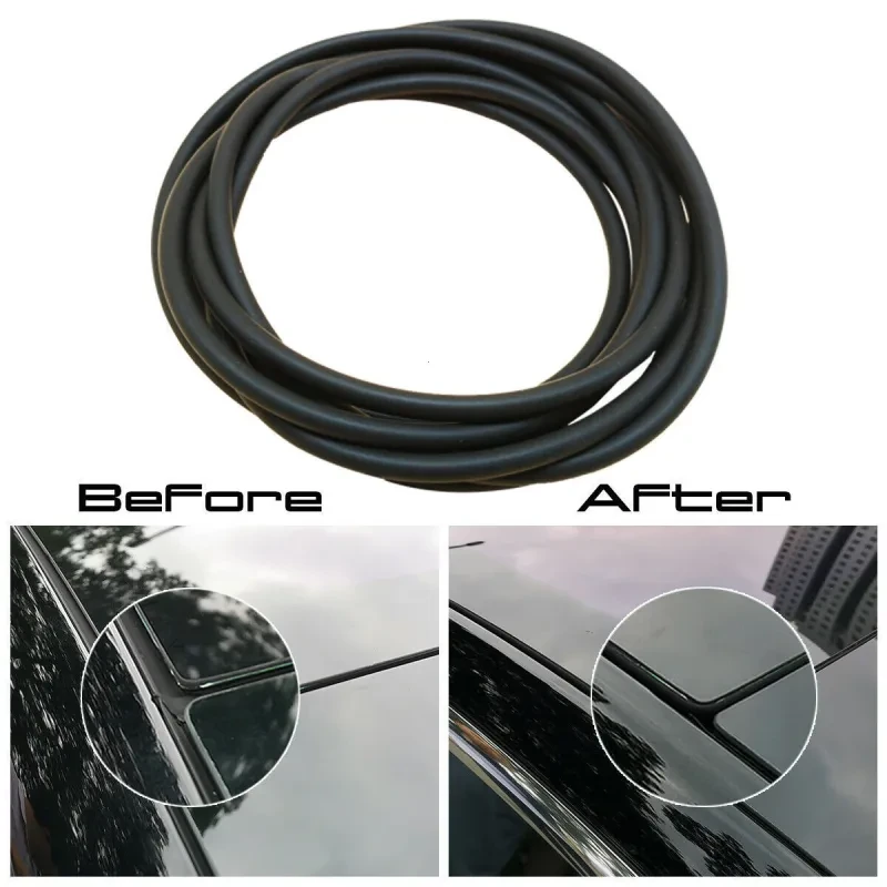 Tesla Model 3 Windshield & Roof Seal Strip β Silicone Weather Guard