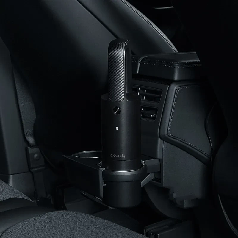 Cleanfly Xiaomi Wireless Car Vacuum – LED, HEPA Filter, 2-in-1 Nozzle