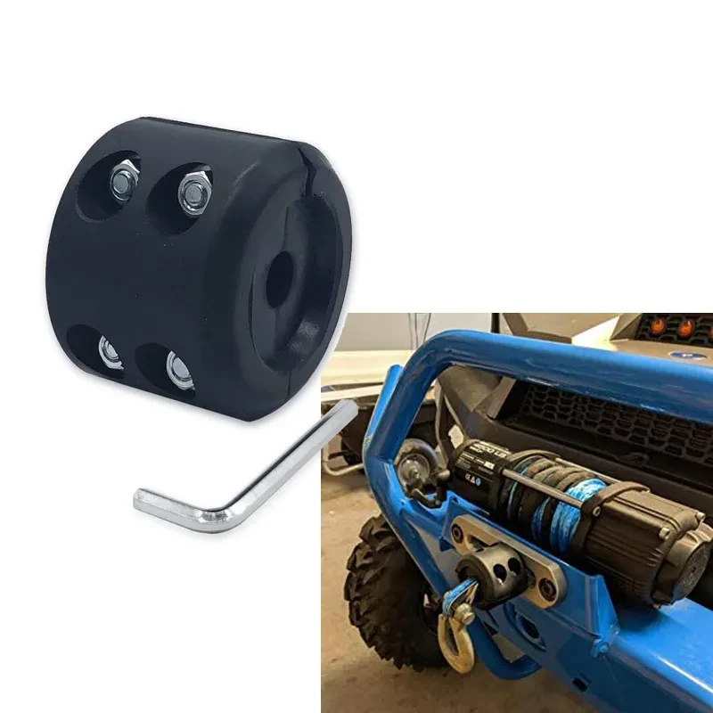 ATV/UTV Winch Rope Rubber Stopper – Off-Road Buffer Cushion