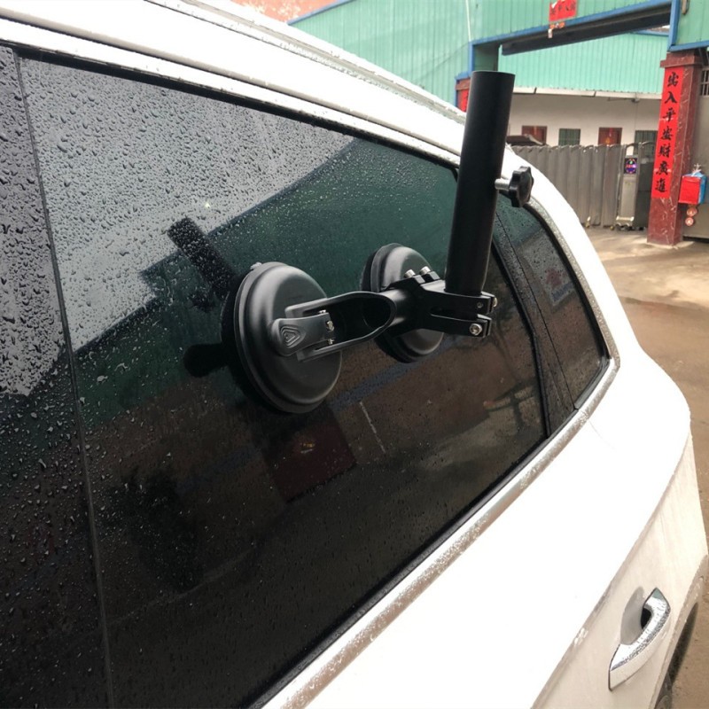 Off-Road Car Flagpole Mount – Heavy-Duty Suction Base Holder