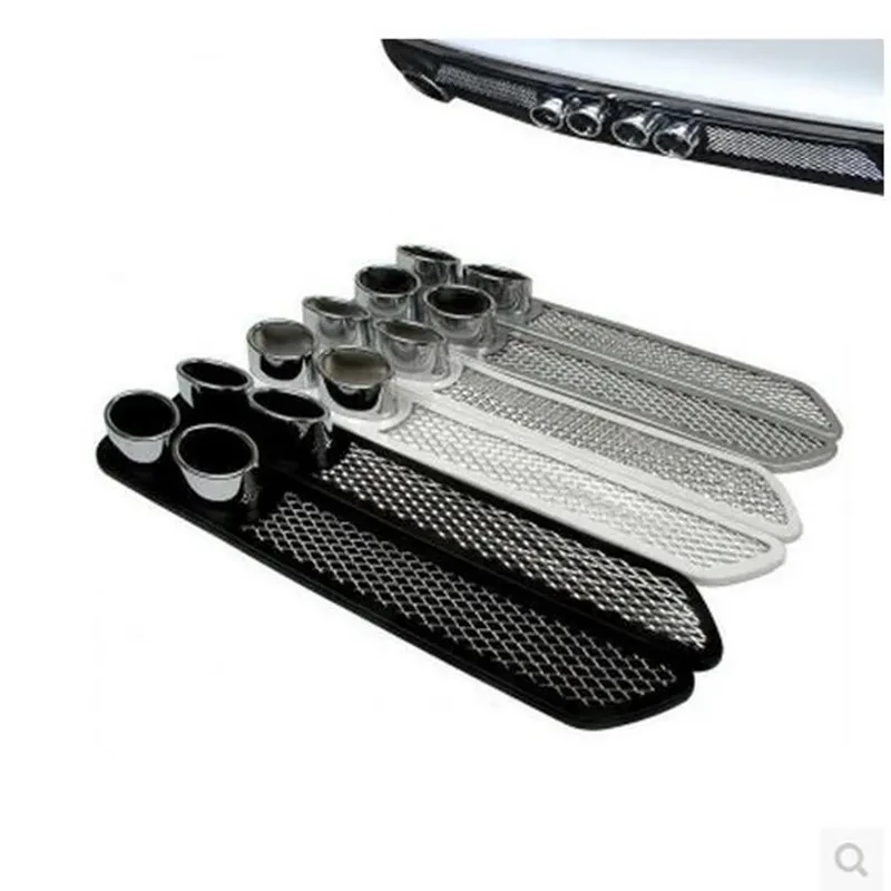 Rear Car Anti-Collision Strip with Fake Exhaust Look – No Drilling