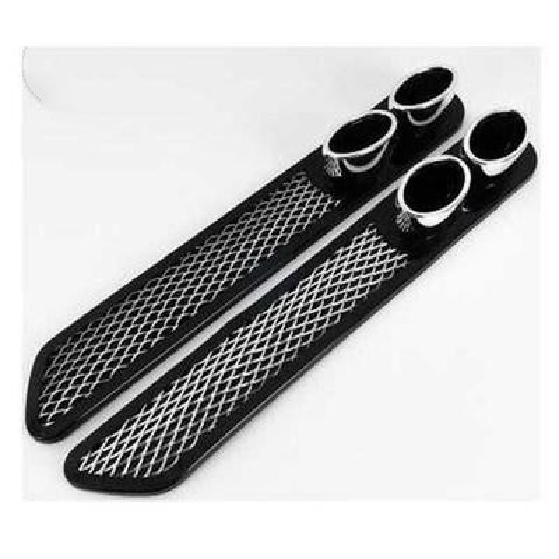 Rear Car Anti-Collision Strip with Fake Exhaust Look – No Drilling