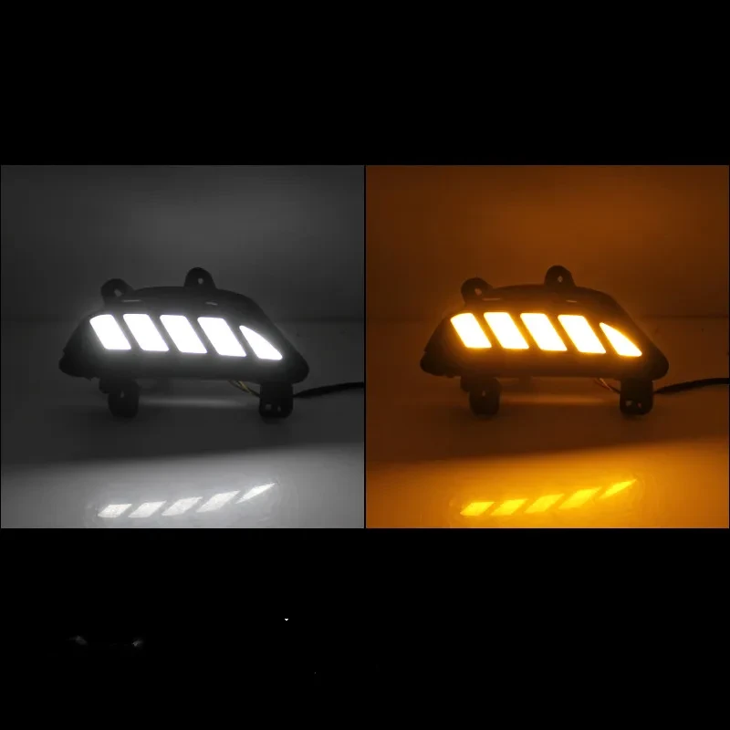Mazda Enxella LED DRL Fog Light – White & Yellow Streamer Mod