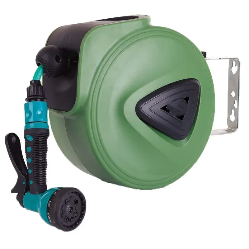 Qiya 10M Automatic Retractable Water Hose Reel – Car Wash & Garden