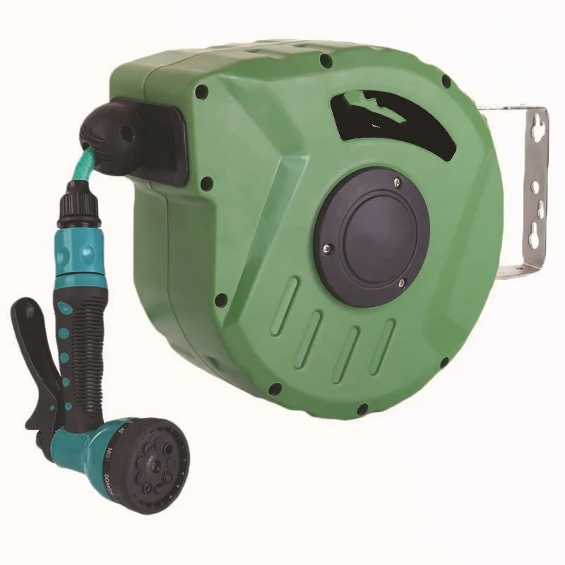 Qiya 10M Automatic Retractable Water Hose Reel – Car Wash & Garden