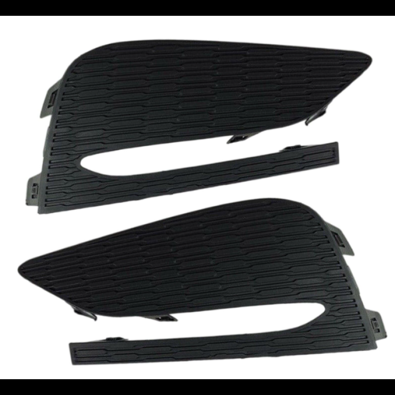 Black Fog Light Cover Set for Chevrolet Cruze 2016–2018 Bumper Insert