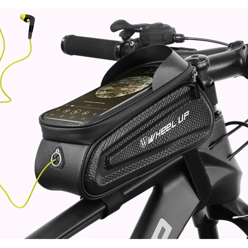 WHEELUP EVA Bicycle Front Frame Bag – 2L Storage, Reflective Design