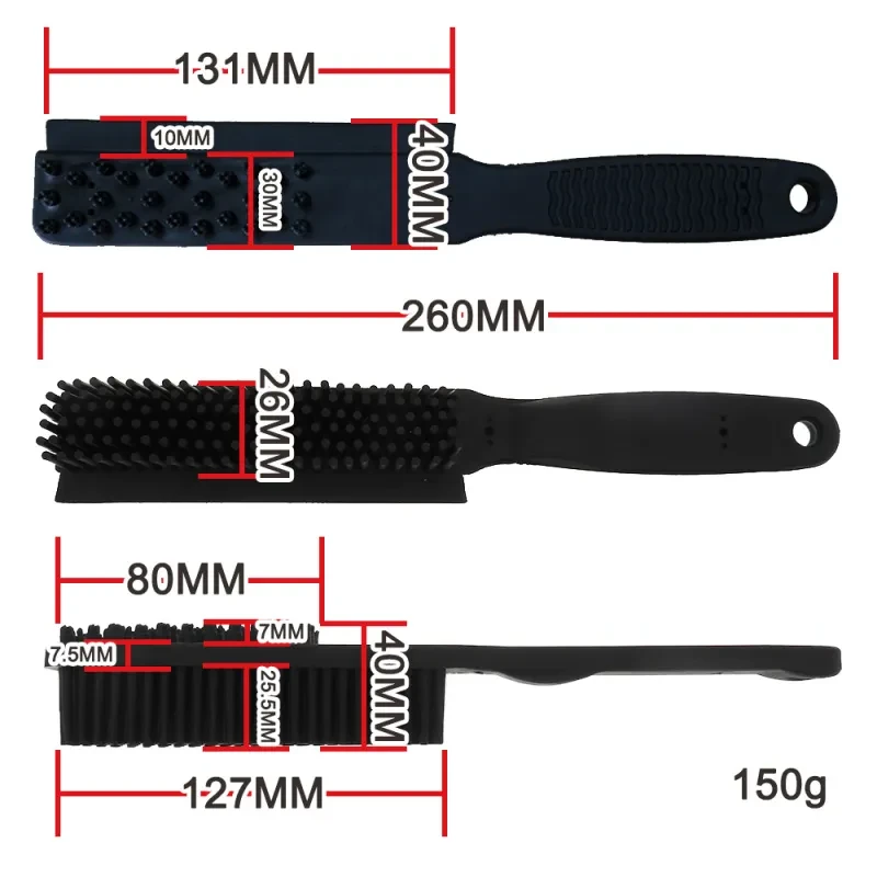 Electrostatic Rubber Pet Hair Remover Brush for Carpet & Sofa