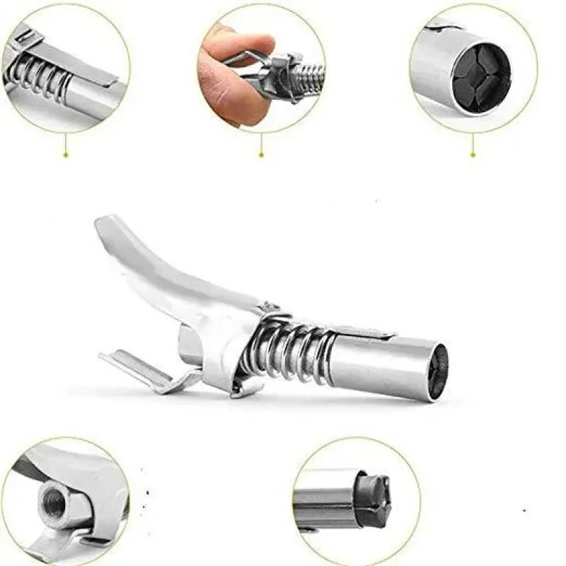Quick-Release Grease Nozzle – 10000 PSI Heavy Duty Coupler Tool