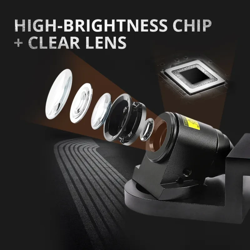 Angel Wing LED Welcome Light Projector – Tata Zest Compatible