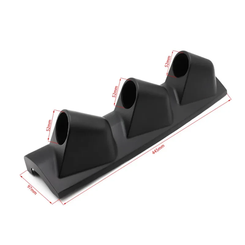 Universal 3-Hole Gauge Pod – Right Drive Car Instrument Mount 52mm
