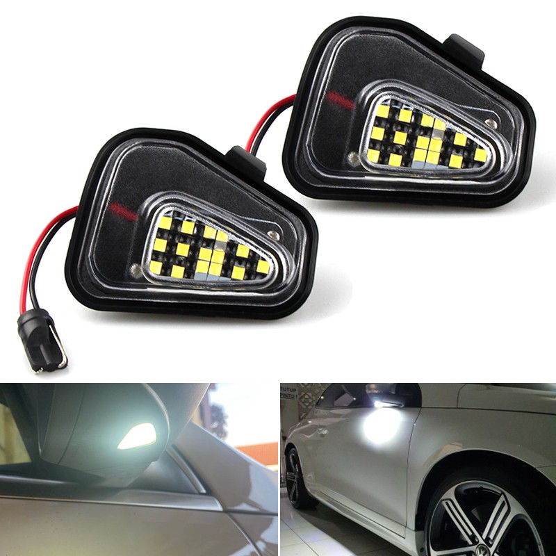 VW LED Welcome Mirror Light – Bright Rearview Signal Upgrade