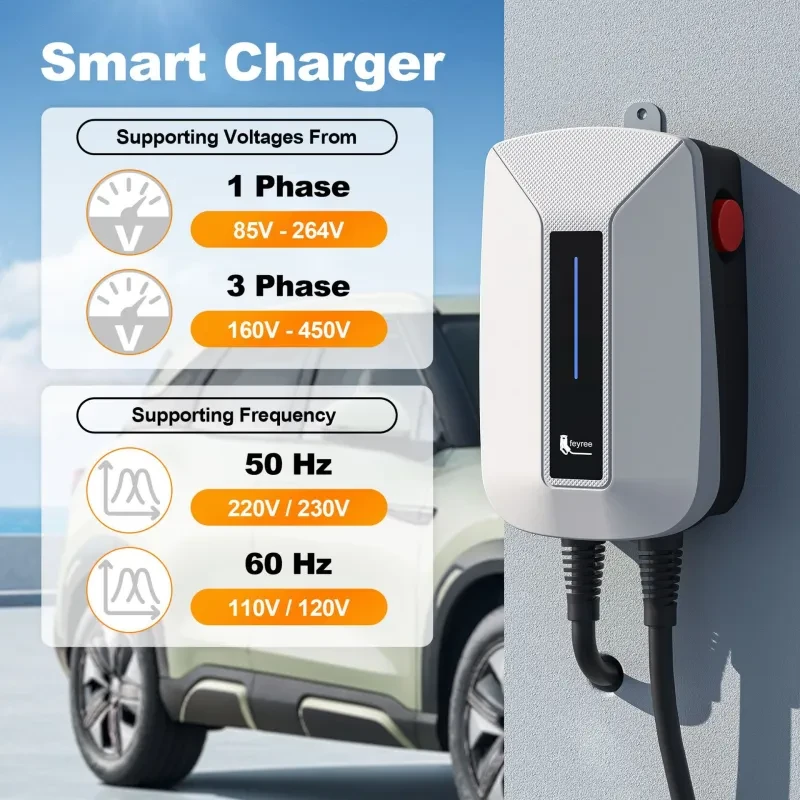 7KW EV Fast Charging Gun – Universal Electric Vehicle Charger (EU)