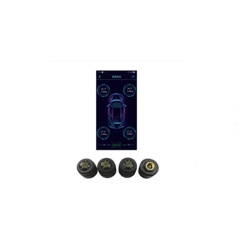 Wireless Tire Pressure Monitor – Bluetooth TPMS for 2-Wheel E-Bike