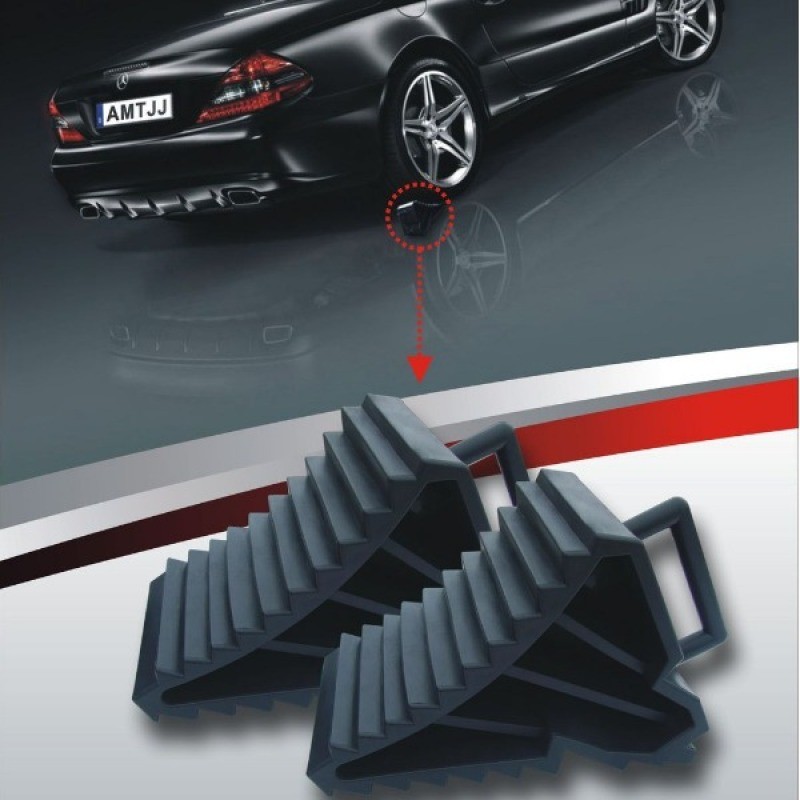Car Wheel Skid Stop – Anti-Slip Parking Block with Gift Box