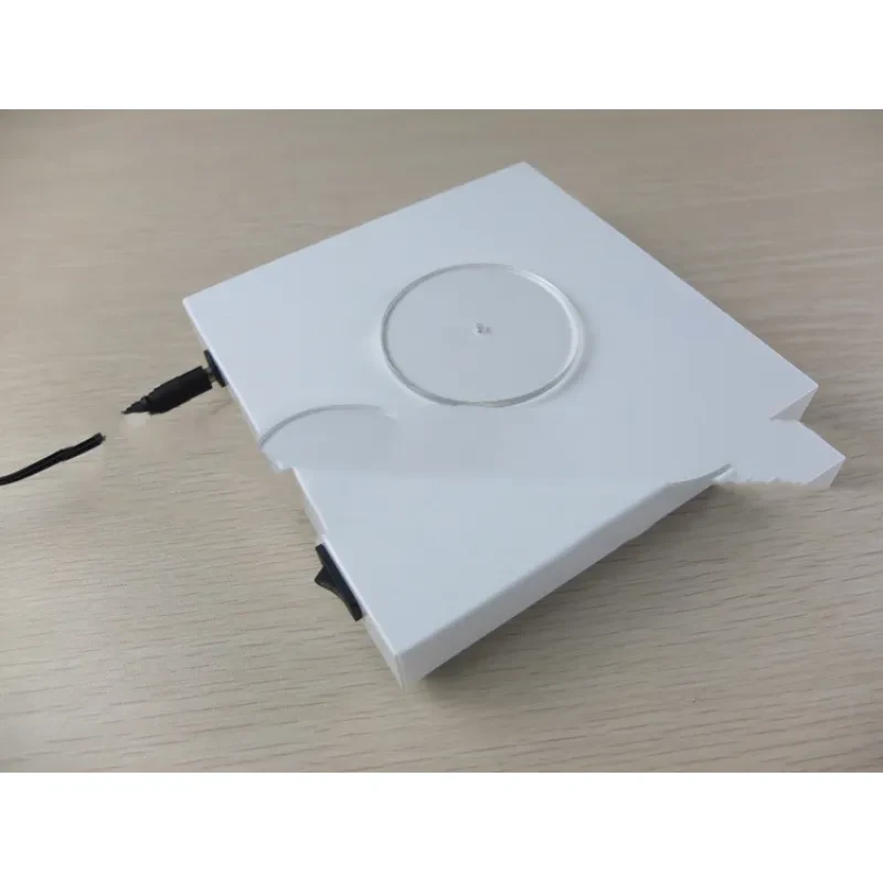 Floating LED Display Stand – Rotating Magnet Tray with Lights