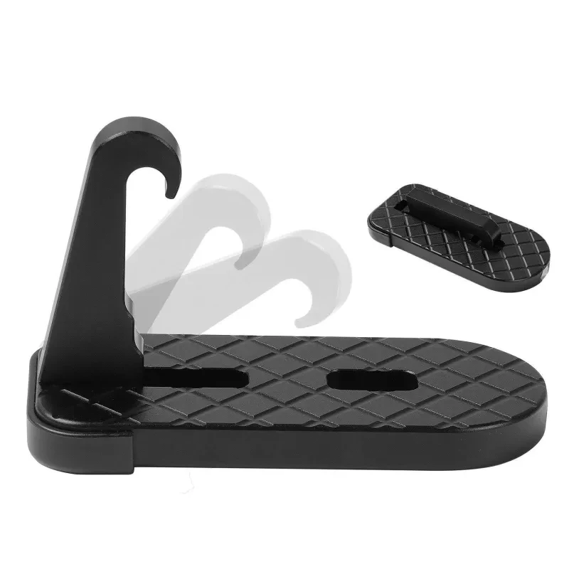 Universal Foldable Car Doorstep – Roof Access Pedal with Safety Hammer