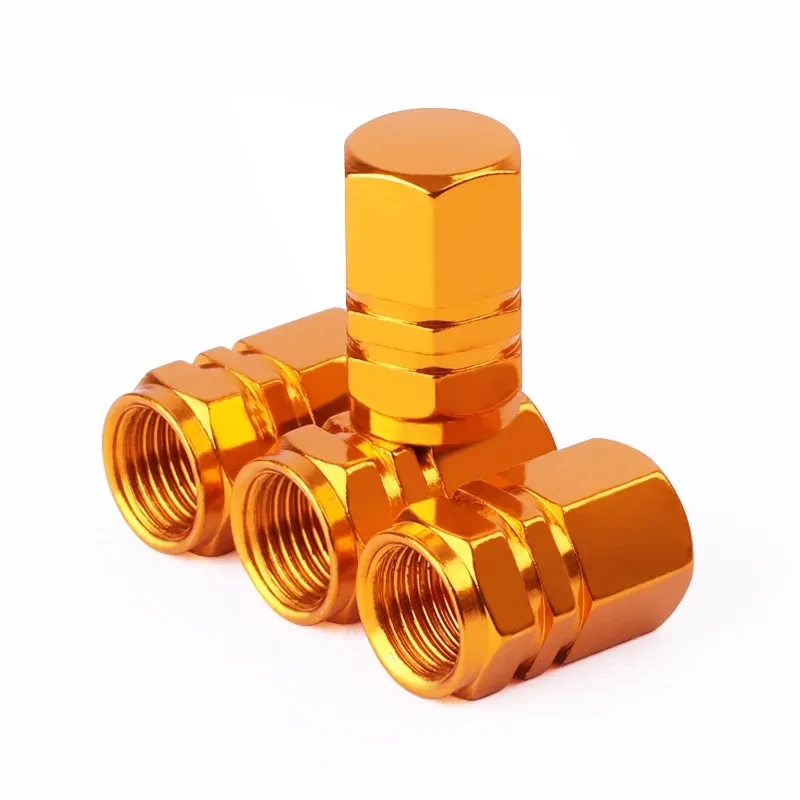 Colorful Metal Valve Caps – 10pc Dustproof Set for Car Tires