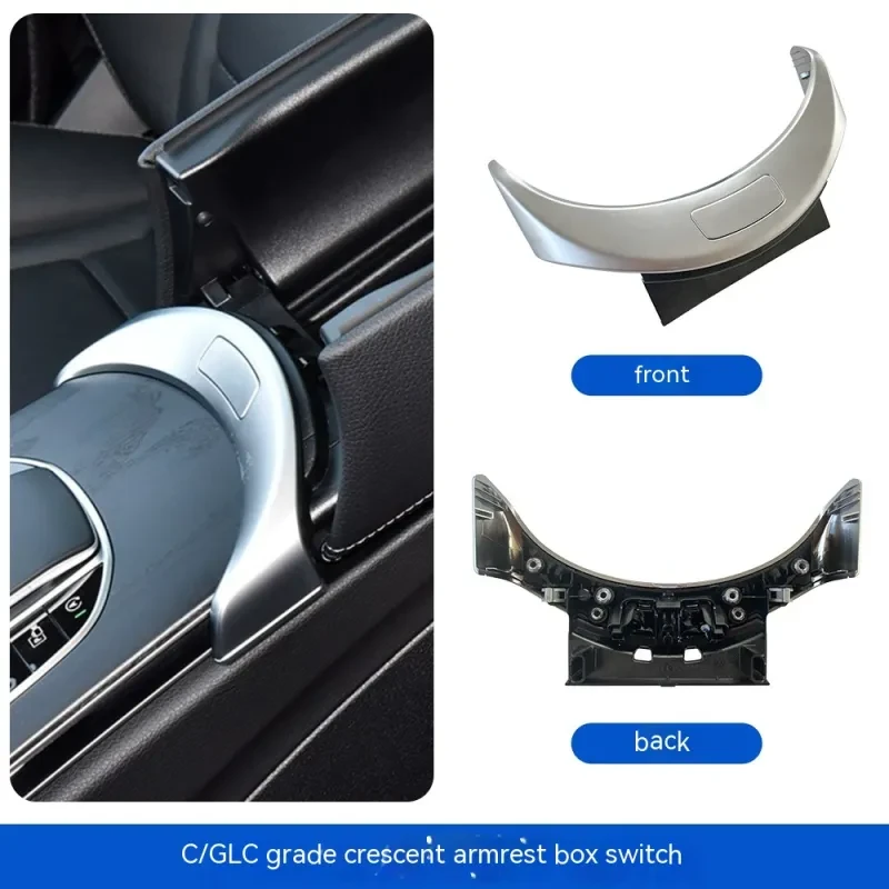 Armrest Button Trim Panel β Electroplated Cover for C/GLC Models
