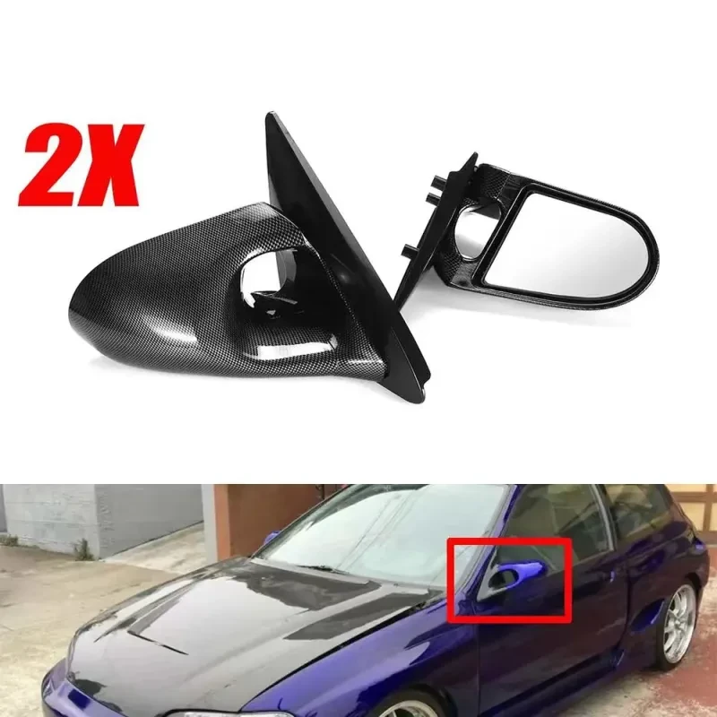Manual Spoon-Style Side Mirrors