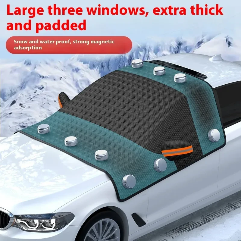 All-Season Magnetic Front Windshield Ice Protection Cover