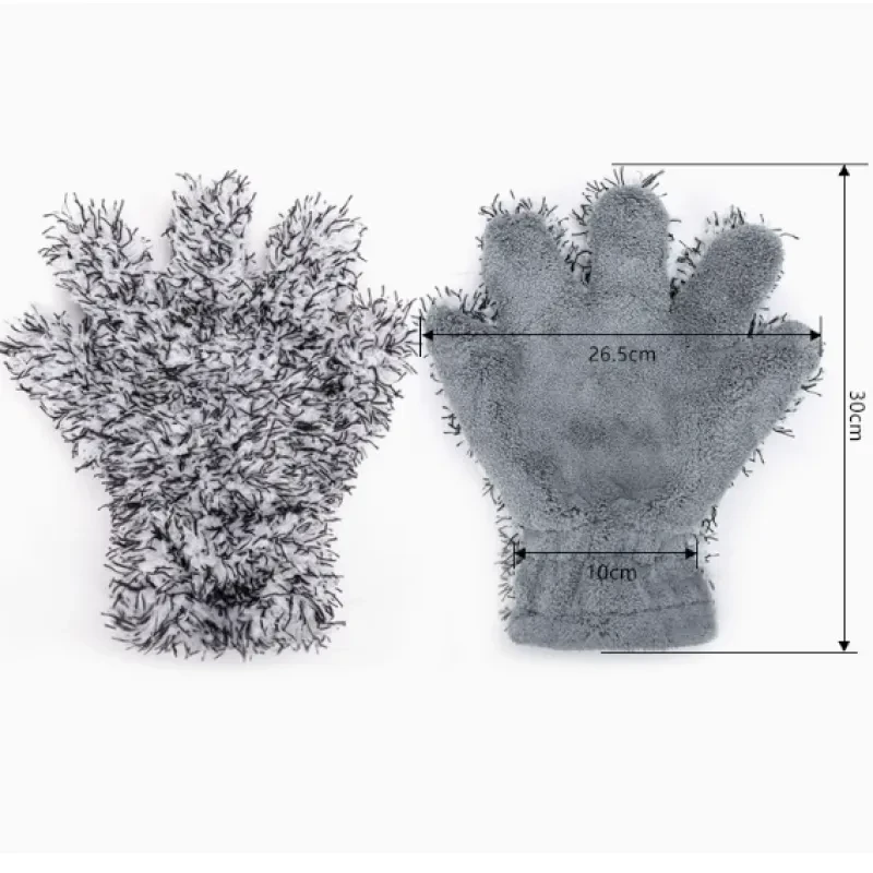 Plush Microfiber Car Wash Glove – Scratch-Free Cleaning Mitt