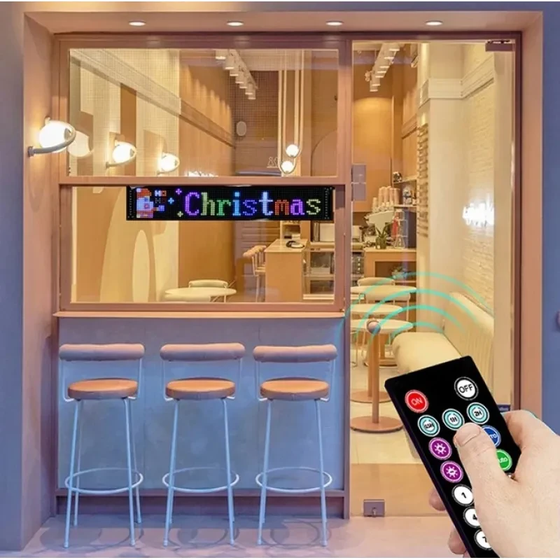 Ultra-Thin LED Car Advertising Screen – Full Color Bluetooth Display