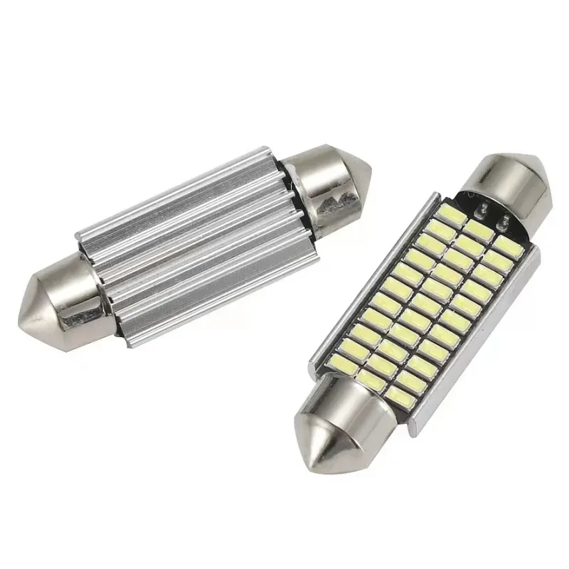 Double Tip LED Car Roof Light – Aluminum Dome & License Plate Lamp