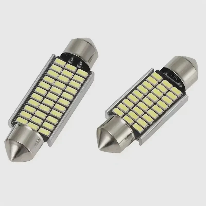 Double Tip LED Car Roof Light – Aluminum Dome & License Plate Lamp