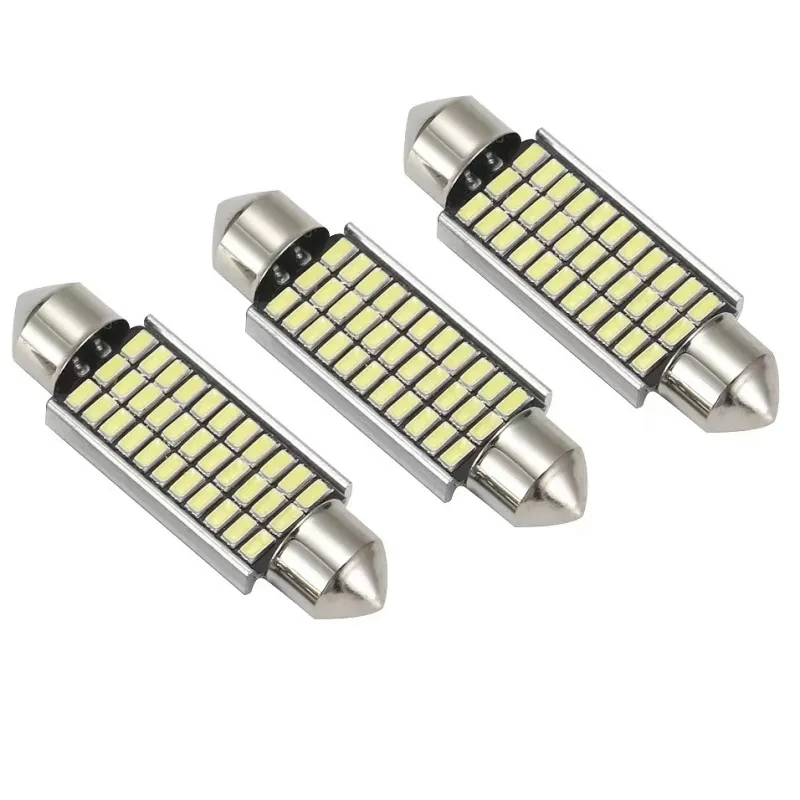 Double Tip LED Car Roof Light – Aluminum Dome & License Plate Lamp