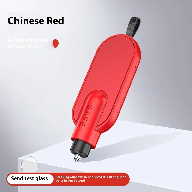 LifeSaver Car Escape Tool – Keychain Glass Breaker & Cutter