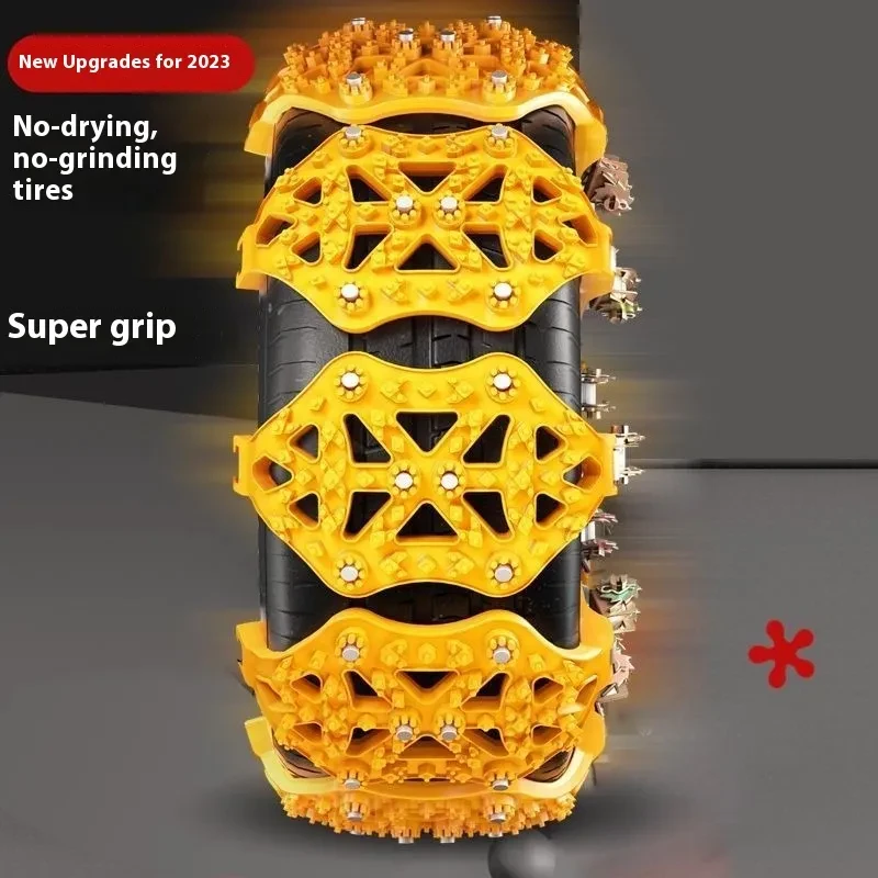 Non-Slip Snow Chains for Car SUV – Ice & Snow Tire Traction Set