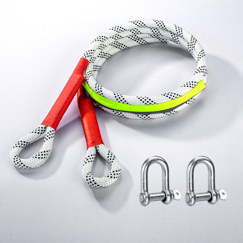 Heavy-Duty Tow Rope for Car & SUV – Steel Nylon Off-Road Strap