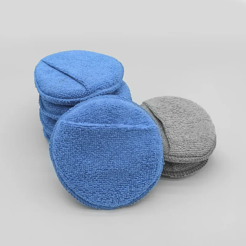 5-Inch Microfiber Waxing Sponge Pad – Car Polish & Wash Mop