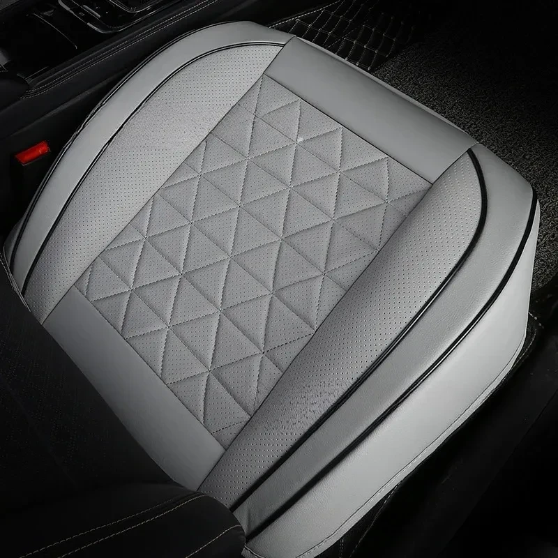 All-Season Napa Leather Car Seat Cover – Universal Fit Cushion