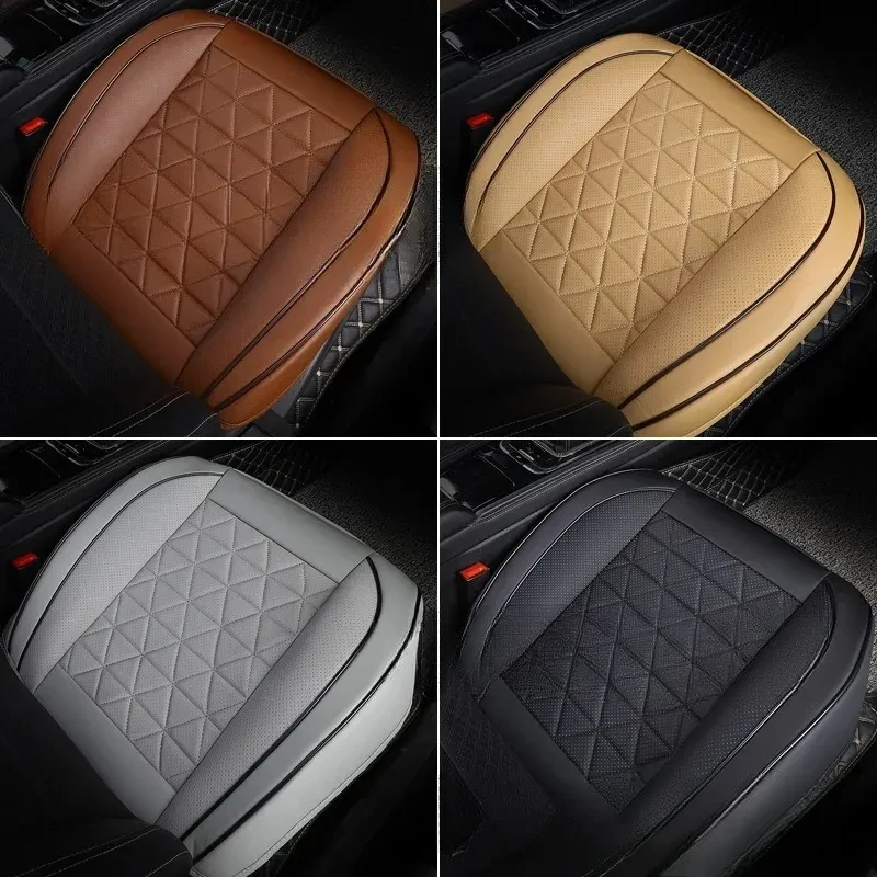 All-Season Napa Leather Car Seat Cover – Universal Fit Cushion