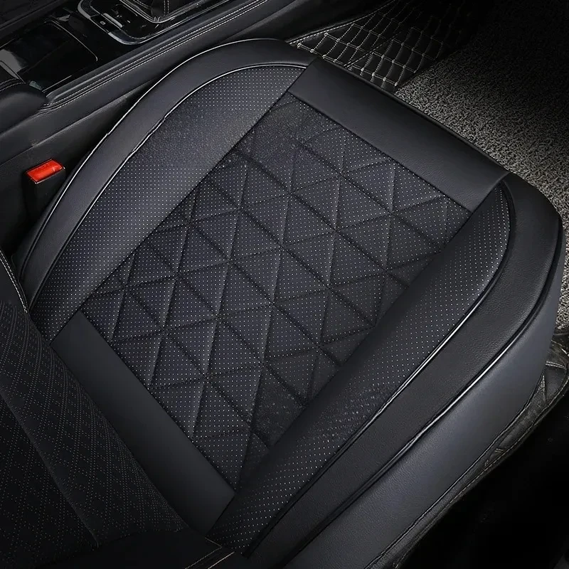All-Season Napa Leather Car Seat Cover – Universal Fit Cushion