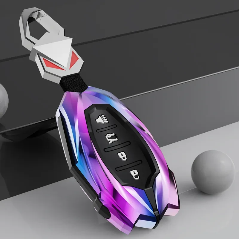 Zinc Alloy Car Key Cover for Chevrolet Malibu XL – Metal + Silicone