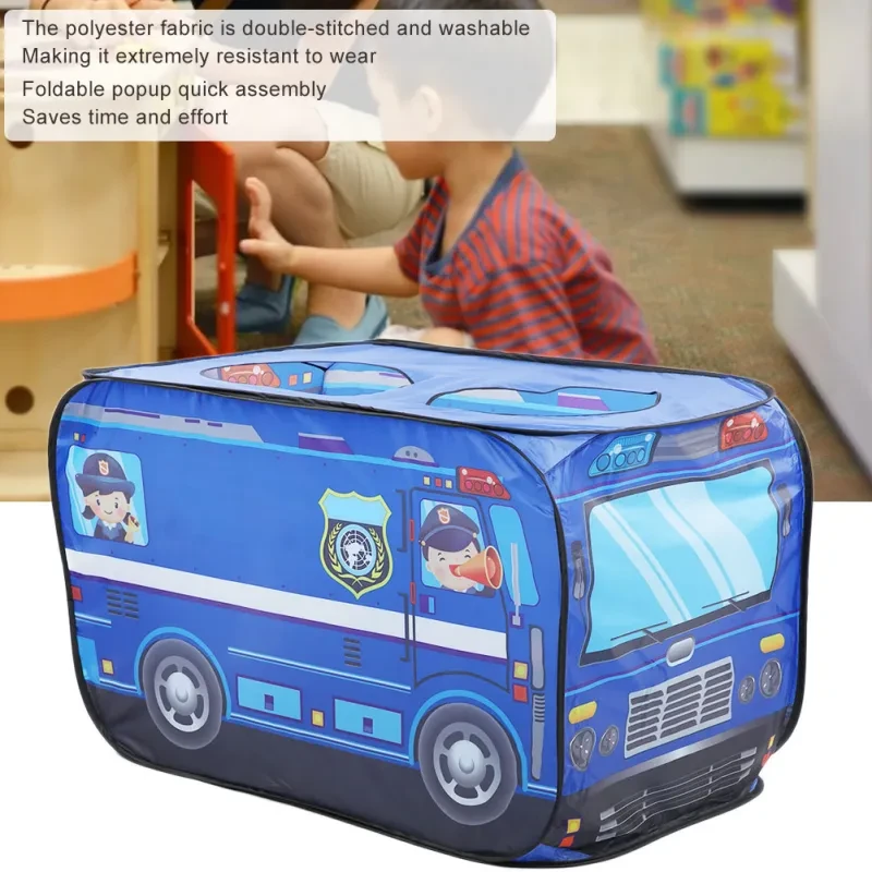 Ice Cream Truck & Policeman Bus Foldable Play Tent