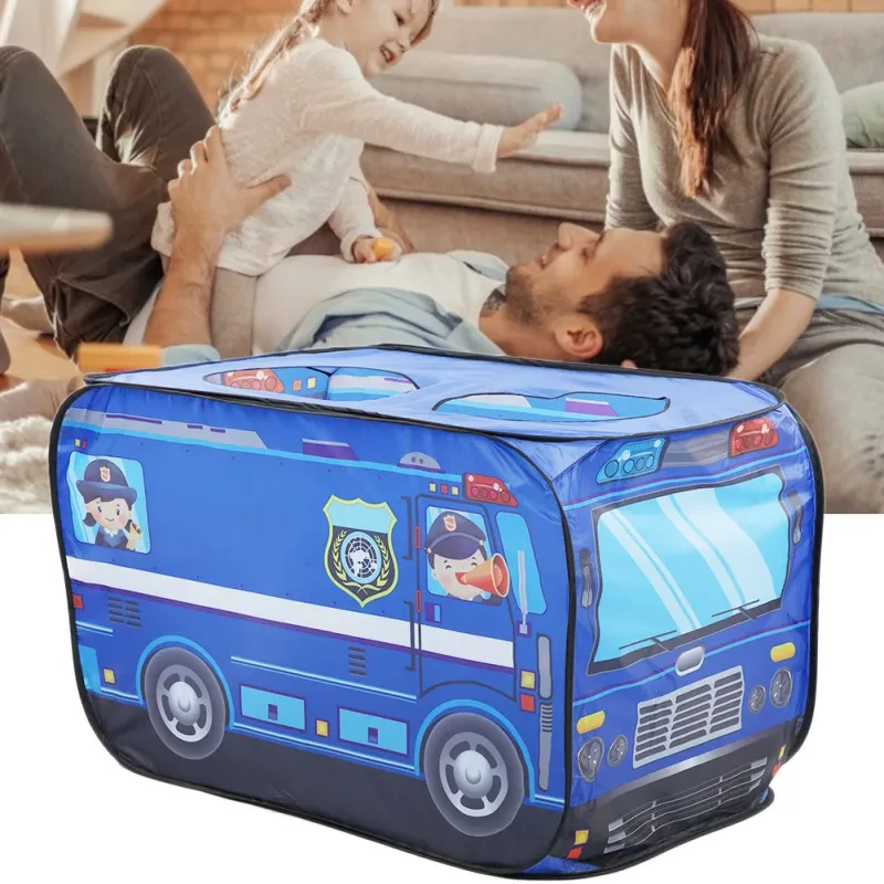 Ice Cream Truck & Policeman Bus Foldable Play Tent